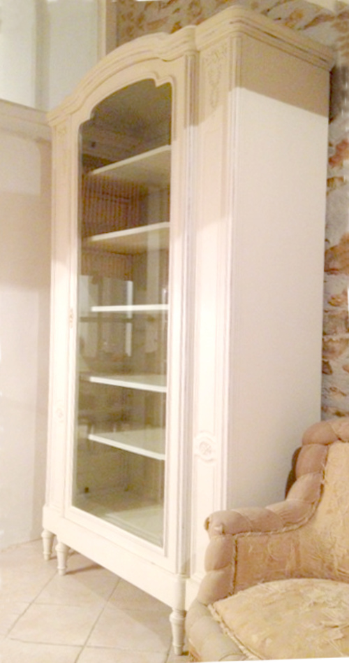 french antique armoire / display